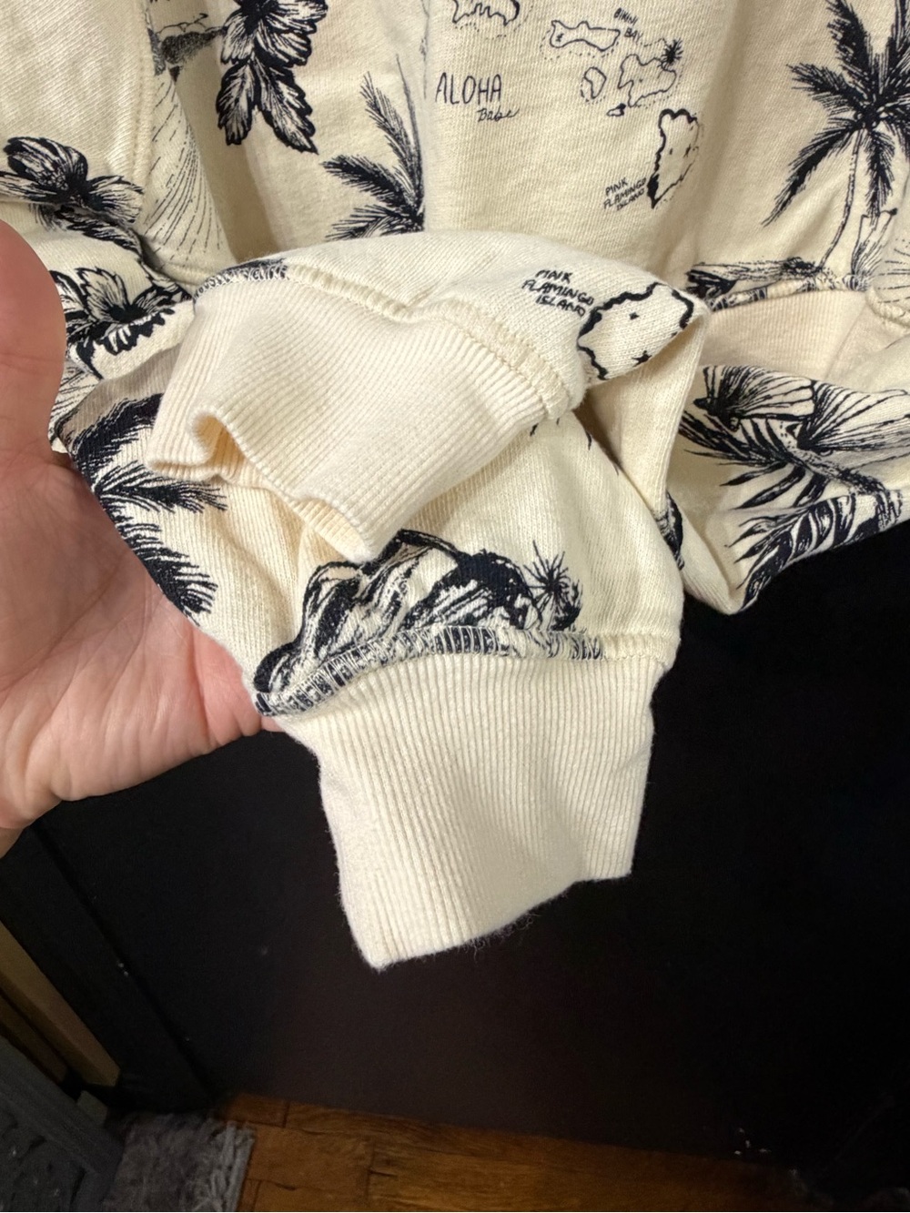 Rare Free People Aloha Crop Crewneck - Picture 5 of 9